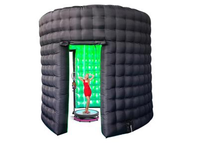 Chine Cabine gonflable colorée de Selfie annonçant la tente portative de cabine de photo de LED à vendre