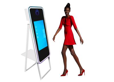 China Touchscreen Selfie Mirror Photo Booth Interactive Magic Mirror Photo Booth Hire for sale