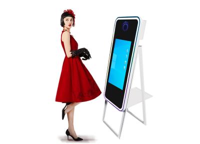 China Magic Digital Mirror Photo Booth 70inch Interactive Mirror Photo Booth Rental for sale