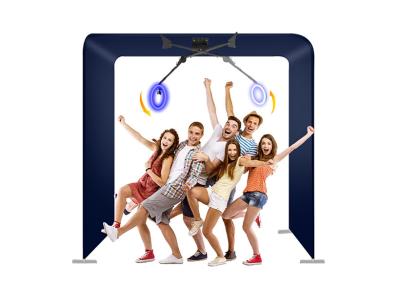 China Automatic Overhead 360 Booth Picture Booth Machine Photobooth Top Spinner Remote for sale