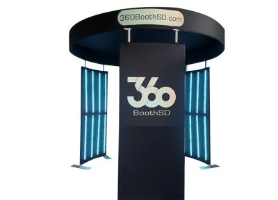 Chine Contexte visuel mené de Photobooth du mouvement lent 360 pour le mariage de cabine de 360 photos à vendre