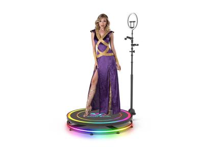 China 360 Degree Portable Photo Booth Optional Rgb Light 360 Selfie Booth Free Accessories for sale