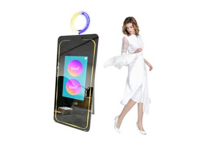 China Computer-optionaler Spiegel Selfie-Stations-Kiosk-magische Spiegel-Passfotoautomat-Hochzeit zu verkaufen