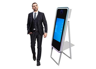 China 40 Inch Magic Mirror Photo Booth Kiosk Selfie Mirror Wedding With Printer For Party for sale