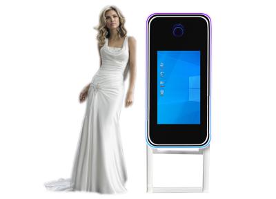 China RGB Dimmable Mirrored Photo Booth Roamer Mirror Touch Screen Photo Booth for sale