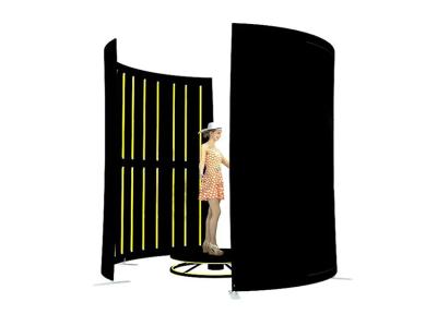China Black Led Stage Backdrop Screen Green 360 Photo Booth Backdrop Screen Stand for sale