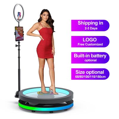 China Selfie Bluetooth Spinning Photo Booth With F2.8 Aperture & JPEG / RAW Image Format for sale