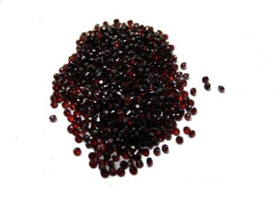 China 0.005cts Round Deep Red Spinel Gemstone For Jewelry Settings 1mm for sale