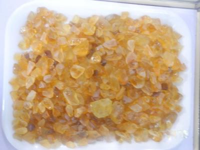中国 10 x 7mm の自然な淡黄色の宝石用原石の宝石類、暗闇-オレンジ色 販売のため