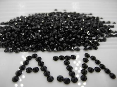 Chine Spinelle noir naturel rond de pierres gemmes noires pour le bracelete à spinelle à vendre
