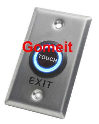 China 24VDC NO COM Output Door Exit Button Touchable Elegant Style For Access Control System for sale