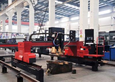 China Industrial Gantry Type CNC Plasma Flame Metal Cutting Machine with Panasonic Motor for sale