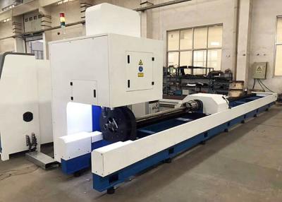 China máquina de corte da tubulação do CNC do tubo 1000W com refrigerar de água do poder do laser da fibra de Raycus IPG à venda