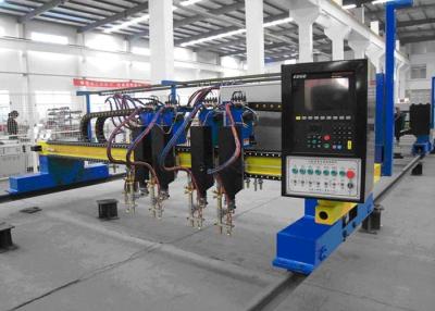 China Automatic Gantry Type CNC Plasma Cutting Machine with Multi Flame Cutting Torches for sale