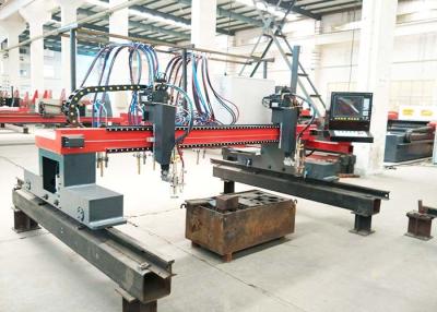 China Brugtype Automatische CNC Plasma en Vlamsnijmachine met Multistrooktoortsen Te koop