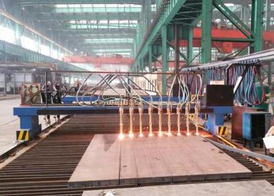 China El tipo llama del pórtico del CNC de la tira y cortadora del plasma para H emite la cadena de producción tamaño que corta de 3200X10000m m en venta