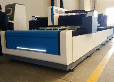 China Hohe Leistungsfähigkeit CNC Laser-Stahlschneidemaschine, 1000W 1500 x 6000mm industrieller Laser-Schneider zu verkaufen