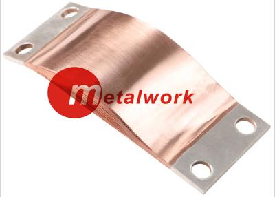 China Derivações de cobre flexíveis do CE, conector de cobre da folha para a conexão elétrica à venda