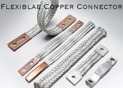 China Customized All Series Flexible Copper Connector , Braided Flex Connectors For Electric Power for sale