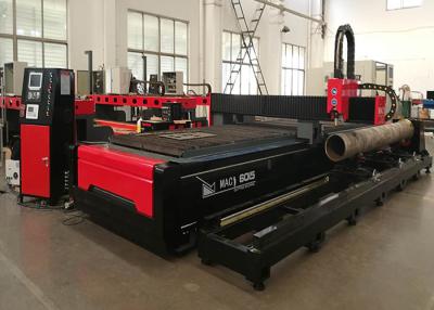 China Thick Metal Plate And Steel Tube CNC Plasma Cutting Machine With USA Hypertherm for sale
