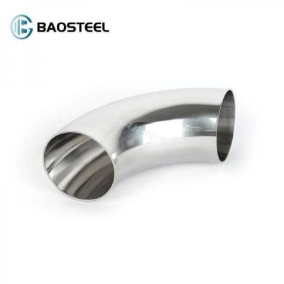 China Baosteel Stainless Steel Elbow DN15 - DN1200 Equal 90 Degree Pipe Elbow for sale