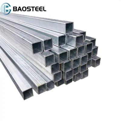 China Q235 S235JR Steel Square Tube Gi Galvanised Steel Hollow Section for sale