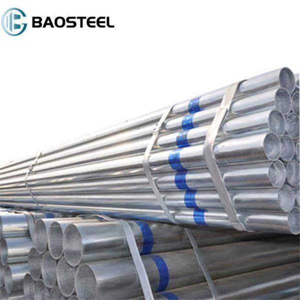 Quality Seamless Hot Dip Galvanized Round Pipe 48.3mm Round GI Scaffolding Pipe for sale