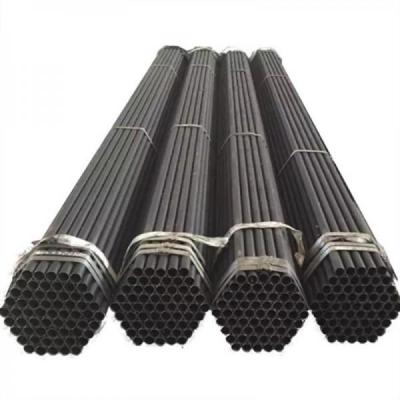China Q235 S235JR ERW Welded Carbon Steel Pipe Black Astm A36 Steel Tube for sale