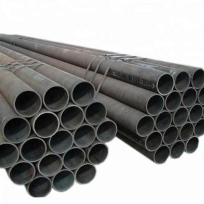 China Black ERW Seamless Steel Pipe Non Alloy Round Welded Carbon Steel Tube for sale