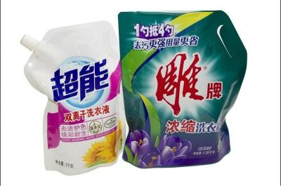 China O ANIMAL DE ESTIMAÇÃO/PE/PA líquido levanta-se o malote do bico que empacota para a lavanderia Detergente à venda