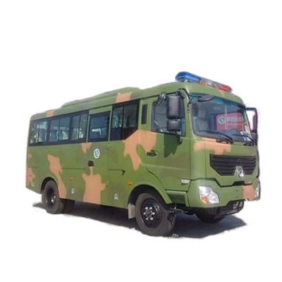 China Diesel 170HP Power Custom Off Road Military Vehicles 4x4 Bus 6m Body 17 Seats for sale