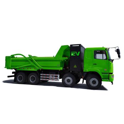China CAMC New Energy Electric Heavy Duty Dump Truck 8x4 12 Wielen Zero Emission Swap/Charge Battery Te koop