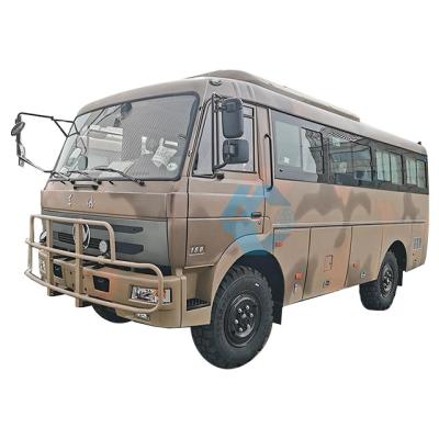 China Dongfeng Off Road Vehicles 4x4 6x6 Off Road Bus 6.7m Body Manual Transmission for sale