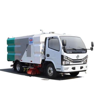 China Diesel Municipal Sanitation Truck 4x2 130 HP Wheelbase 3300mm Street Sweeper Truck for sale