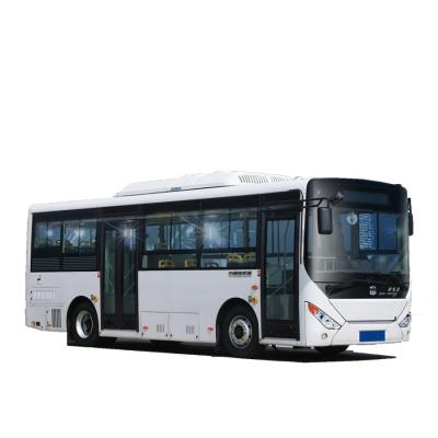 China Autobús eléctrico puro del transporte de la ciudad de 28 Seater dirección izquierda de 8 metros con el aire acondicionado en venta