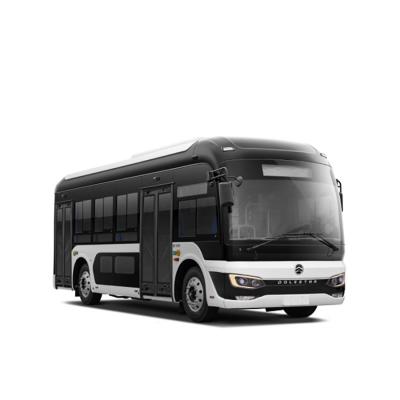 China Traffic Safety Luxury Electric Public Buses 27 Seats Mileage 317km 69 Km/H for sale