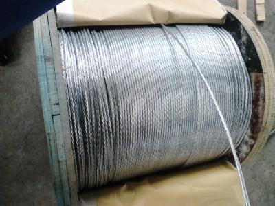 China Overhead Electrical Wire 1 8 Inch Zinc Coated Steel Wire Strand With 1-4.8mm Single Wire Size for sale