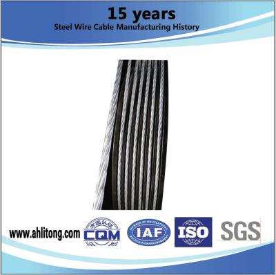 China Fio galvanizado ASTM A 363 ASTM A 475 da estada da tensão alta para os cabos de alumínio à venda
