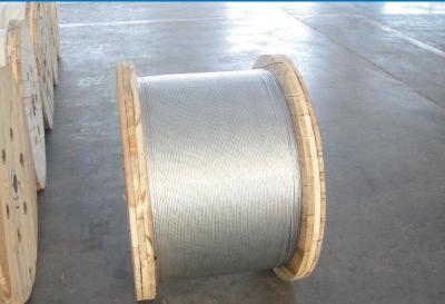 China Non - Alloy Galvanized Ground Shield Wire With Hot Dip Galvanizing Vertical Process for sale