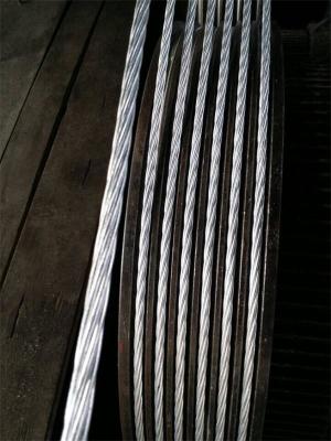 China Cold Drawing 1 19 Inch Galvanized Stay Wire , Low Rotation Guide Wire Or Guy Wire for sale