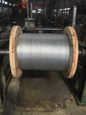 China Cable de alambre de acero galvanizado pesado de alta resistencia para la línea de transmisión de arriba de poder en venta