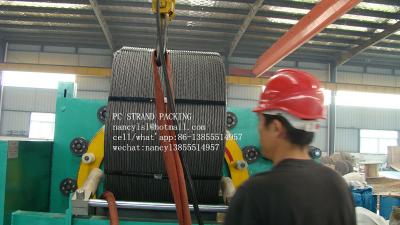 China Railway Sleeper Construction 15.24mm 7 Wire PC Strand With Increasing Water Resistance for sale