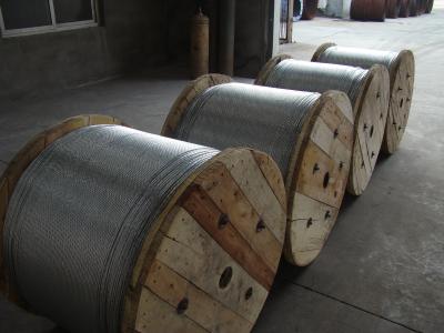 China Low Stress 1.0-4.8mm Gauge Galvanized Steel Wire Cable For Atomic Reactor Buildings for sale