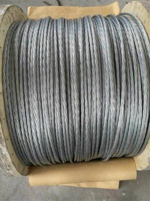 China 1* 7 1*19 Galvanized Steel Guy Wire Cable Reducing Distortion And Construction Weight for sale