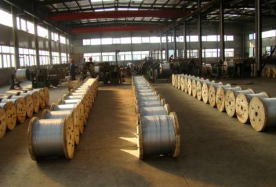 China Hoher Kohlenstoff 7 16 Zoll galvanisierter Kabel-Draht, Strang-Kabel-Draht für obenliegende Abspannung zu verkaufen