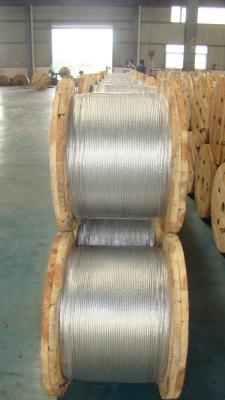China Low / Middle Carbon Messenger Wire Strand 5 16 Inch With ASTM A 475 EHS for sale