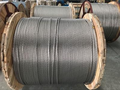 China ASTM A 475 Zinc Coated Steel Wire Strand , Non - Alloy High Strength Cable 3 16 Inch for sale