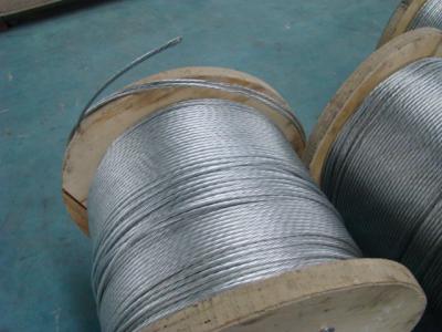 China Right Hand Lay Direction Galvanized Stay Wire With Overall Diameter 9.8 Mm for sale