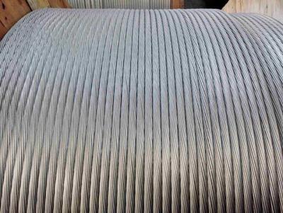 China BS ASTM DIN Galvanized Steel Stranded Wire 19x2.55mm For ACSR Conductor for sale