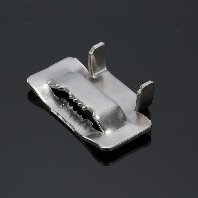 China Tooth Type Stainless Steel Buckle Ear-Lockt 300 Series Grade for sale